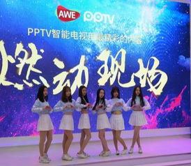 聚万家之力 pptv展台激情燃动awe2017